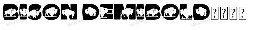 Bison DemiBold字体转换